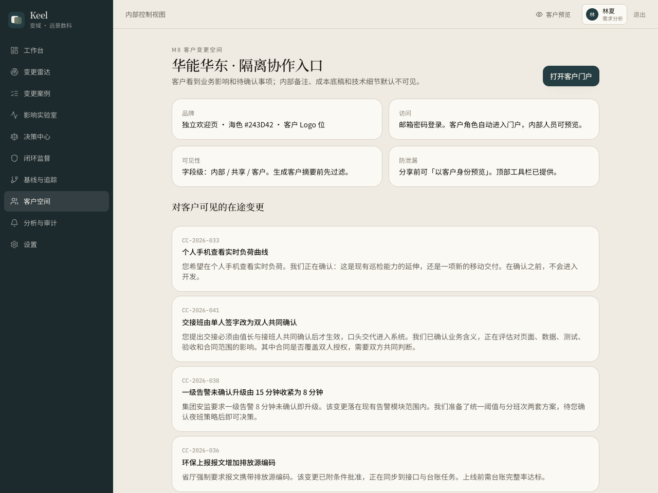 客户空间设置